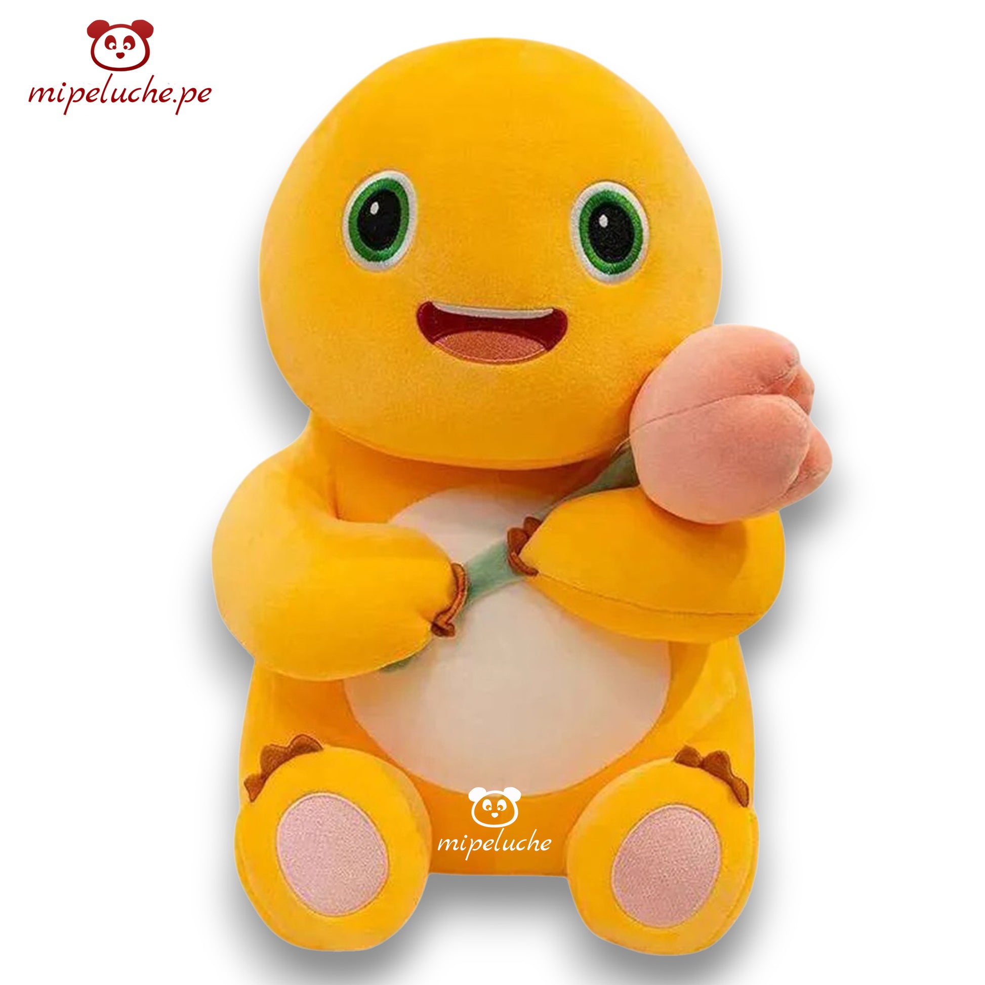peluche dinosaurio nailong grande con tulipan lima envio gratis delivery tienda de regalos peru felpa enamorados san valentin cumpleaños dia de la madre niños navidad
