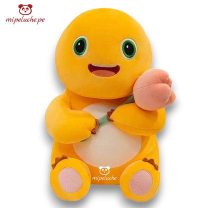 peluche dinosaurio nailong grande con tulipan lima envio gratis delivery tienda de regalos peru felpa enamorados san valentin cumpleaños dia de la madre niños navidad