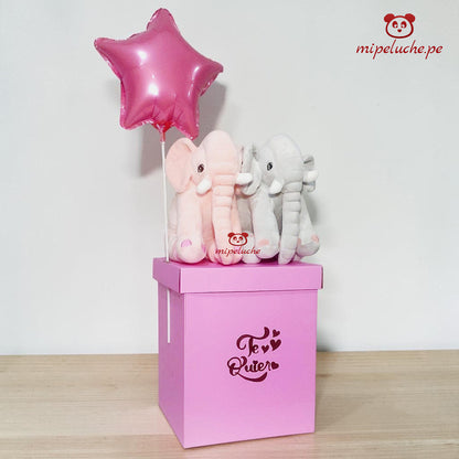peluche elefante enamorados grande lima peru perú envio delivery tienda de regalo juguete niños san valentin dia de la madre enamorados felpa cumpleaños arreglo