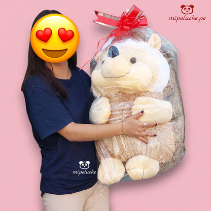 peluche grande gigante regalo erizo puerco espin tienda lima peru perú barato envio delivery tienda de regalos felpa enamorados san valentin dia de la madre cumpleaños bebes
