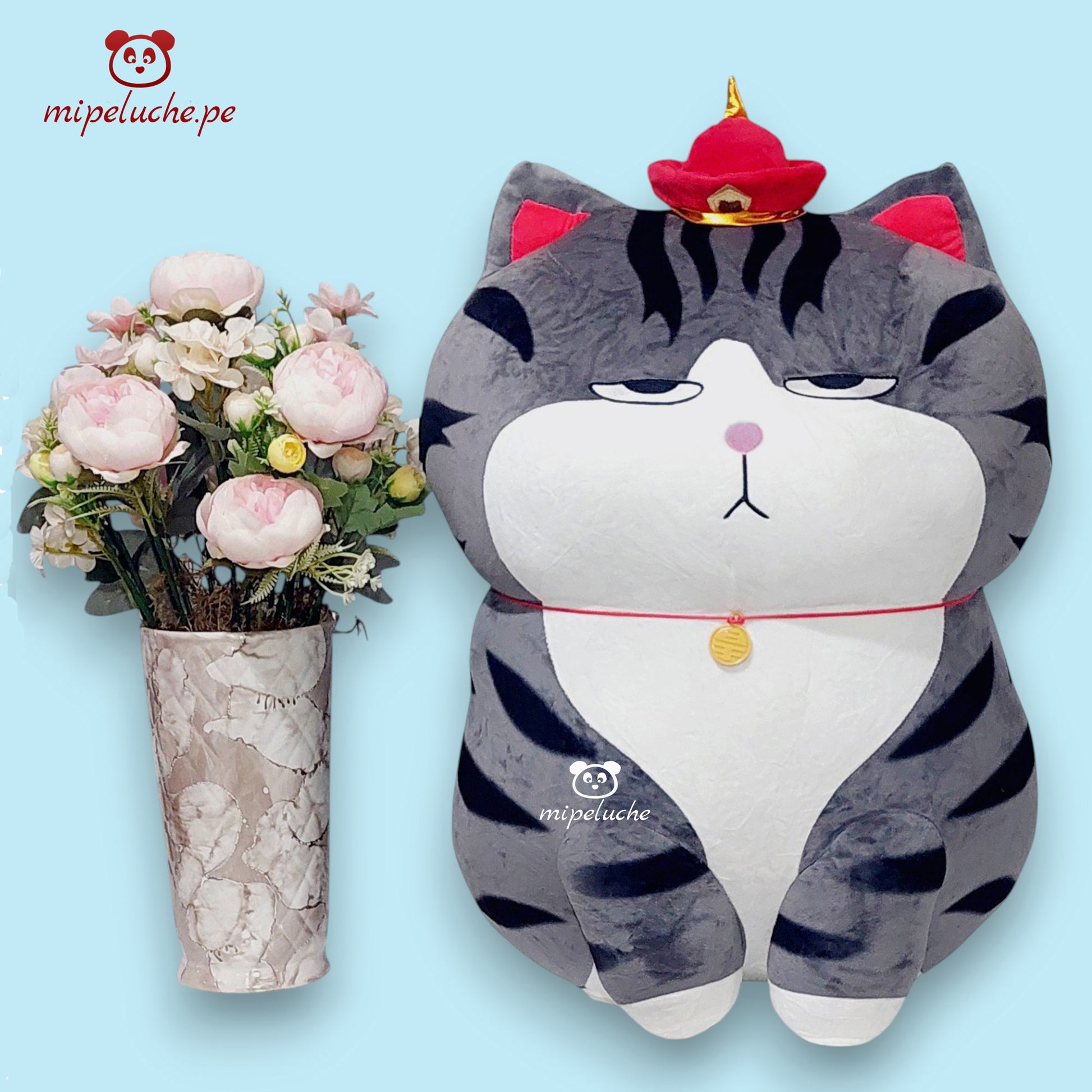 gata emperador grande gigante kawai chino gato gatito gatita peluche felpa tienda de regalo original lima peru perú envios delivery enamorados san valentin dia de la madre niños cumpleaños