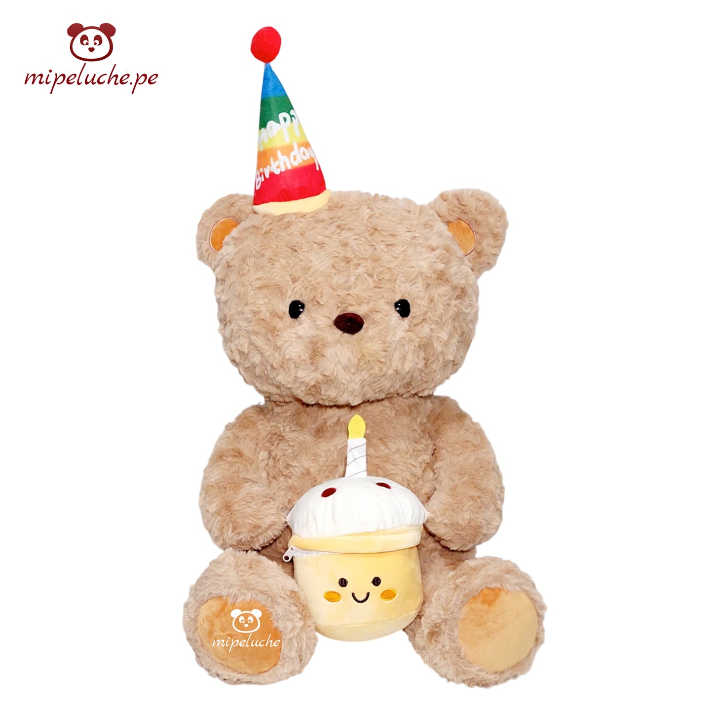 oso osito cumpleañero cumpleaños felpa torta vela fiesta peluche almohada dormir lima peru perú envio delivery tienda de regalo juguete niños navidad