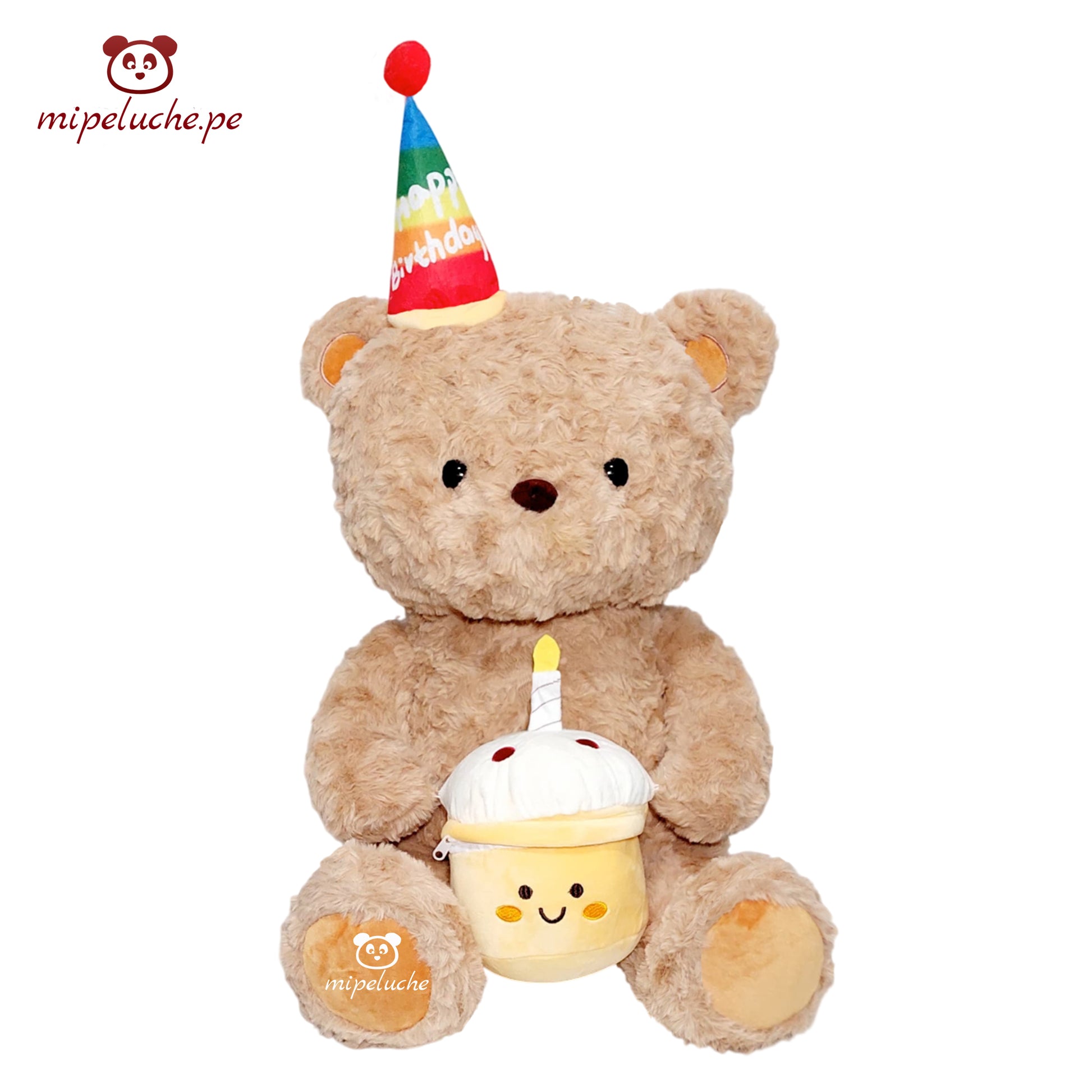 oso osito cumpleañero cumpleaños felpa torta vela fiesta peluche almohada dormir lima peru perú envio delivery tienda de regalo juguete niños navidad