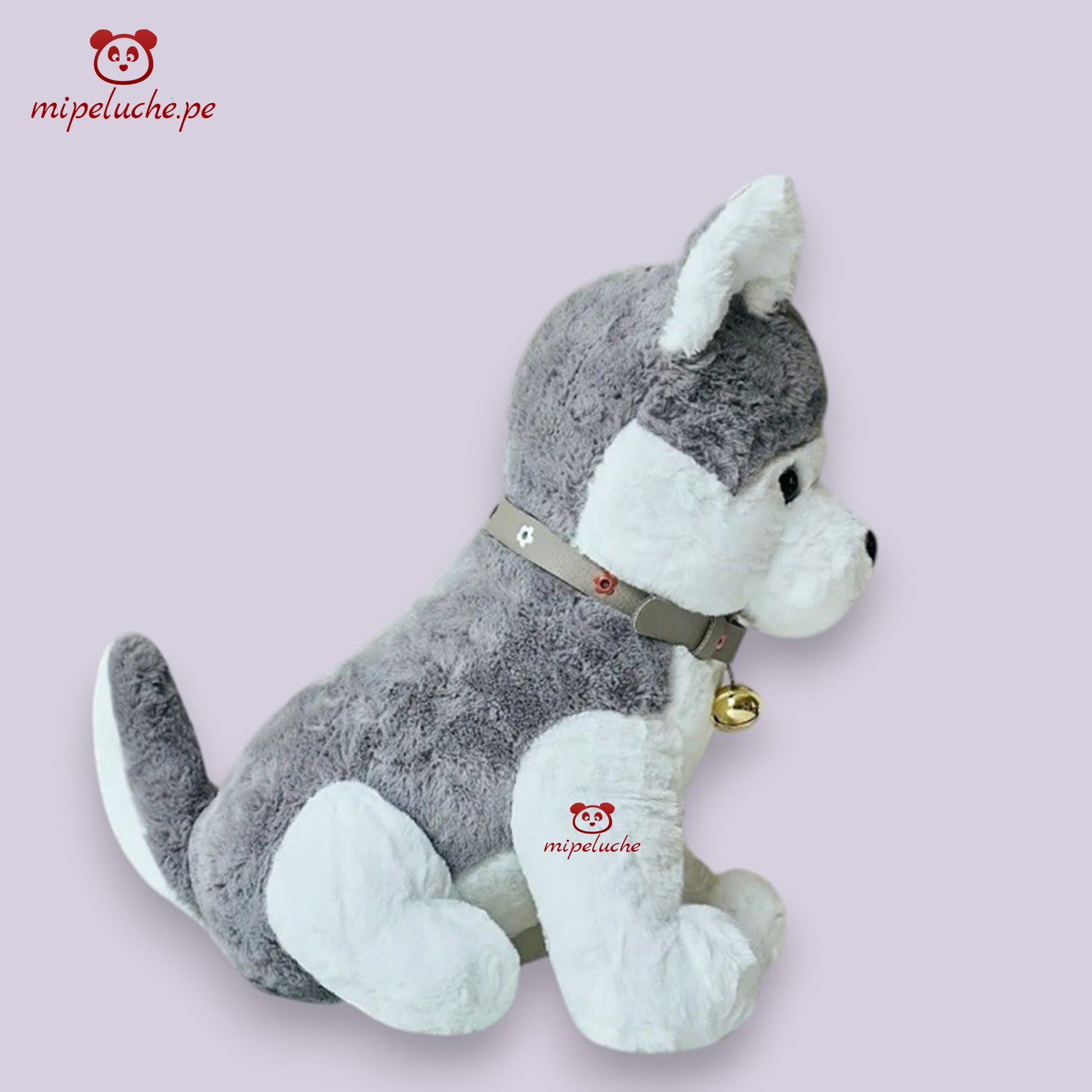 perrito perro peluche gigante grande almohada cojin cachorro cachorrito husky siberiano felpa tienda de regalo original lima peru perú envios delivery dia del niño cumpleaños