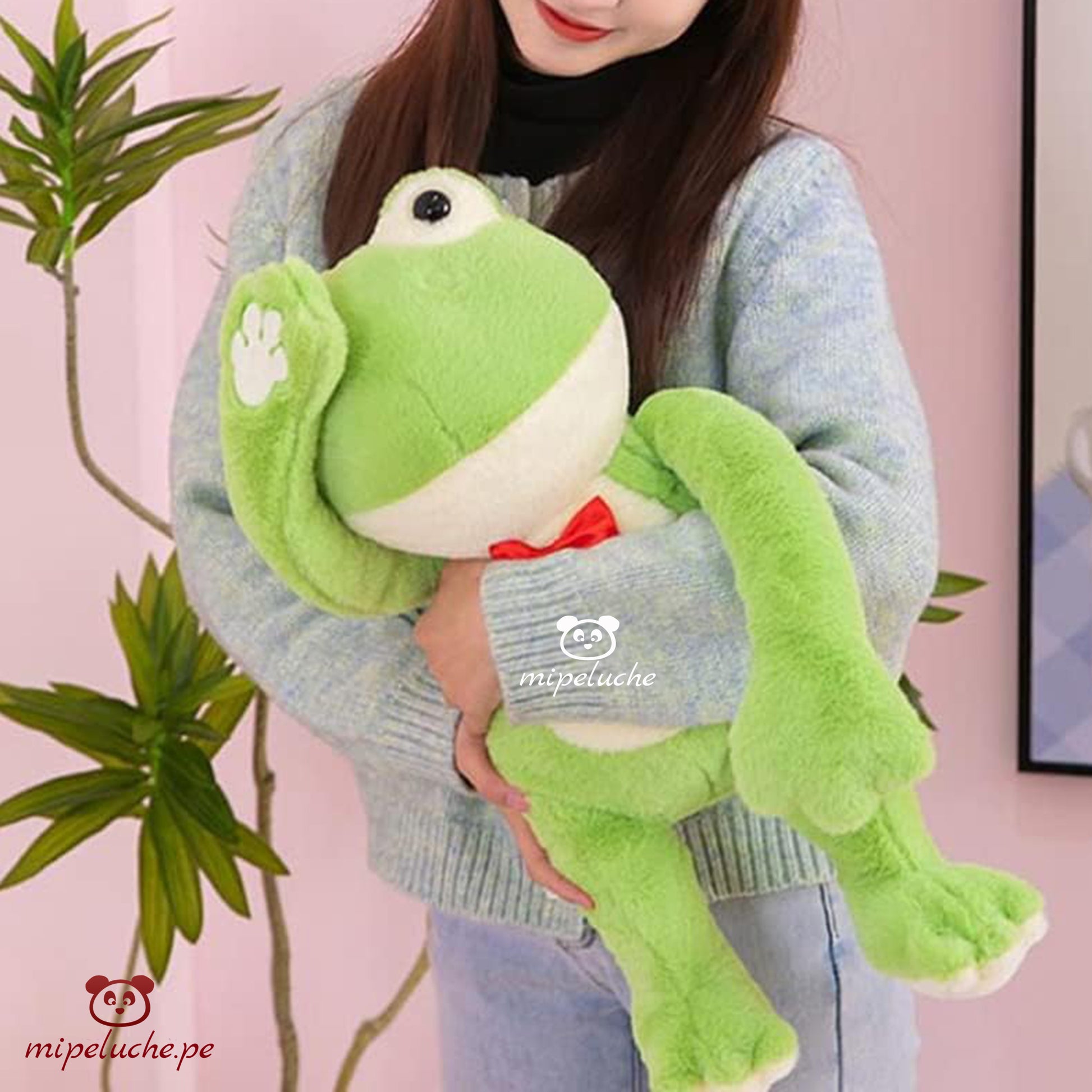 rana ranita sapo peluche felpa lima peru perú barato envio suave pelaje regalo original tienda de regalo delivery san valentin enamorados navidad dia de la madre juguete novios cumpleaños