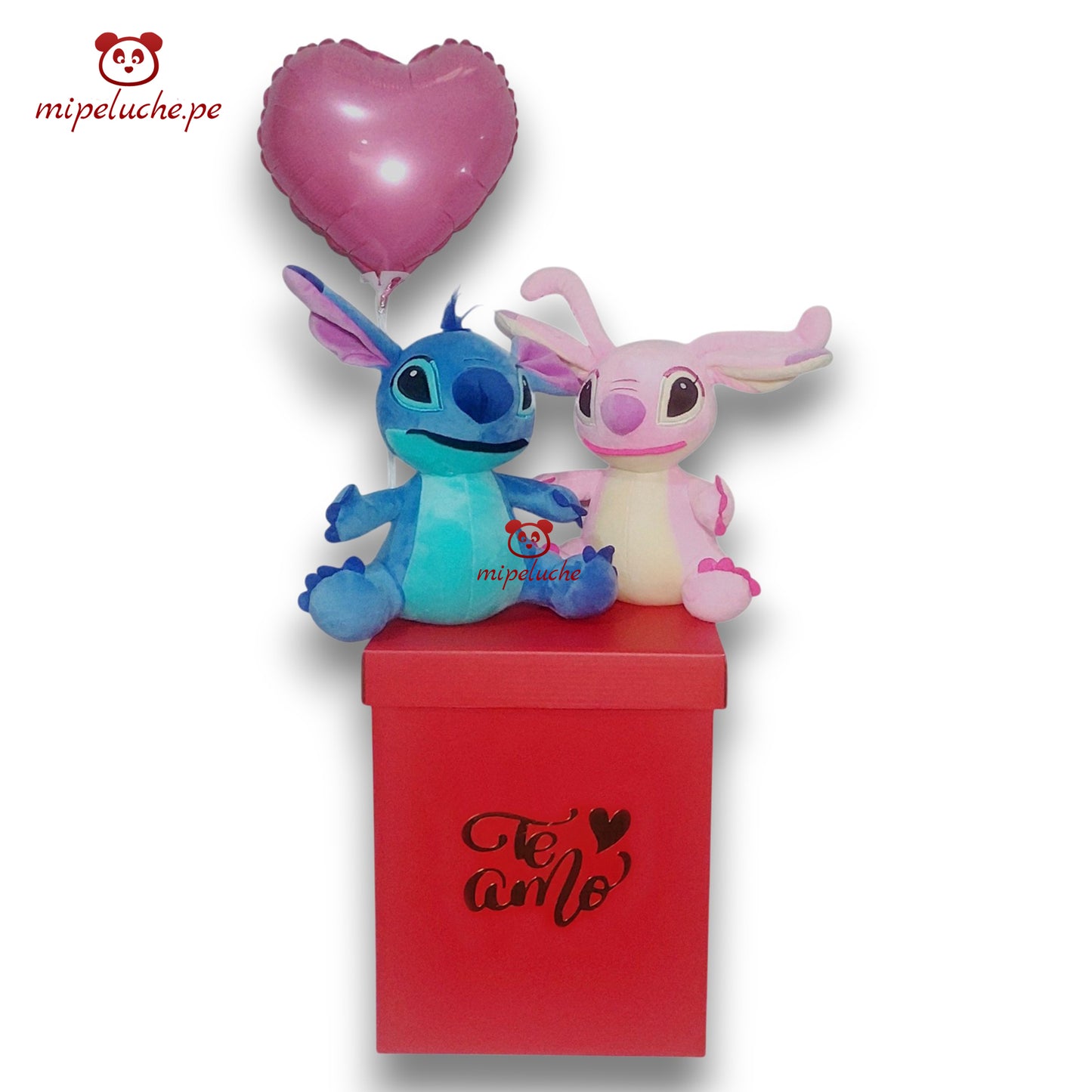peluche stitch lilo angela stich arreglo regalo lima peru perú delivery tienda de regalos enamorados novios envios arreglos felpa san valentin arreglo dia de la madre cumpleaños