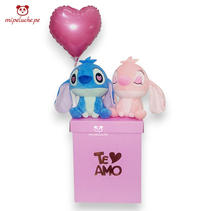 peluche stitch lilo angela stich arreglo regalo lima peru perú delivery tienda de regalos enamorados novios envios arreglos felpa san valentin arreglo dia de la madre cumpleaños