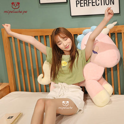 unicornio pony caballo peluche almohada dormir lima peru perú envio delivery tienda de regalos envios felpa cojin dia de la madre niños bebes baby shower san valentin enamorados cumpleaños