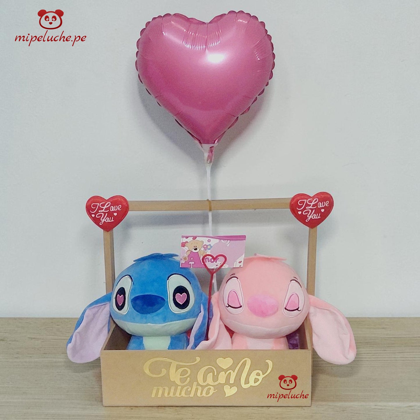 peluche stitch y angela stich lilo enamorados lima peru perú delivery tienda de regalos niño envios arreglos san valentin dia de la madre enamorados felpa cumpleaños