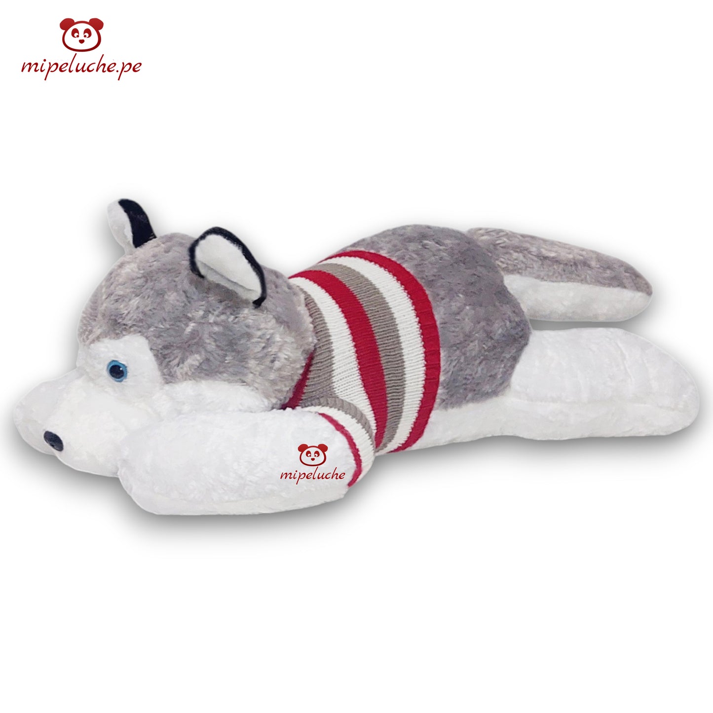 perrito perro peluche gigante grande almohada cojin cachorro cachorrito husky siberiano felpa tienda de regalo original lima peru perú envios delivery enamorados san valentin cumpleaños dia de la madre