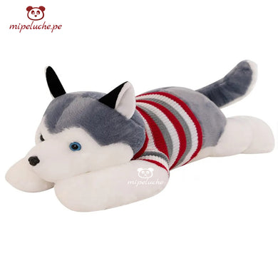 perrito perro peluche gigante grande almohada cojin cachorro cachorrito husky siberiano felpa tienda de regalo original lima peru perú envios delivery enamorados san valentin cumpleaños dia de la madre