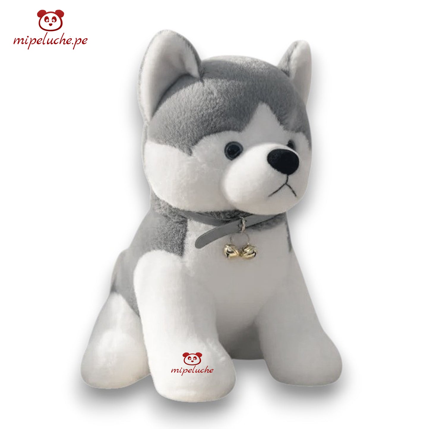 perrito perro peluche gigante grande almohada cojin cachorro cachorrito husky siberiano felpa tienda de regalo original lima peru perú envios delivery dia del niño cumpleaños