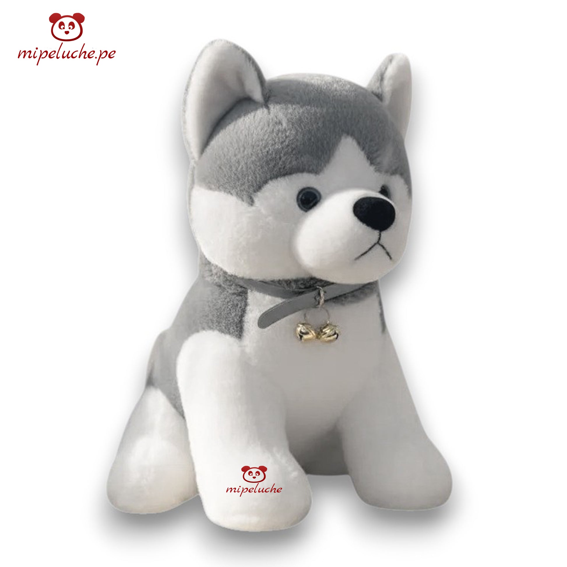 perrito perro peluche gigante grande almohada cojin cachorro cachorrito husky siberiano felpa tienda de regalo original lima peru perú envios delivery dia del niño cumpleaños