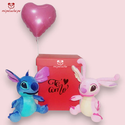 peluche stitch lilo angela stich arreglo regalo lima peru perú delivery tienda de regalos enamorados novios envios arreglos felpa san valentin arreglo dia de la madre cumpleaños