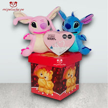 Cargar imagen en el visor de la galería, peluche stitch lilo angela stich arreglo regalo lima peru perú delivery tienda de regalos enamorados novios envios arreglos felpa san valentin arreglo dia de la madre cumpleaños