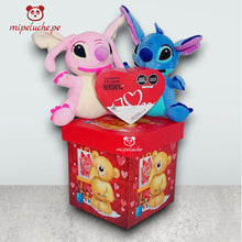 Cargar imagen en el visor de la galería, peluche stitch lilo angela stich arreglo regalo lima peru perú delivery tienda de regalos enamorados novios envios arreglos felpa san valentin arreglo dia de la madre cumpleaños