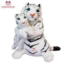 Cargar imagen en el visor de la galería, tigre siberiano peluche felino con cria lima perú peru barato regalo original tierno tienda de regalos niños san valentin enamorados dia de la madre navidad cumpleaños