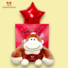Cargar imagen en el visor de la galería, peluche gorila chimpance orangutan mono lima peru perú envio delivery tienda de regalo juguete niño san valentin enamorados dia de la madre navidad cumpleaños