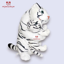 Cargar imagen en el visor de la galería, tigre siberiano peluche felino con cria lima perú peru barato regalo original tierno tienda de regalos niños san valentin enamorados dia de la madre navidad cumpleaños