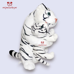 tigre siberiano peluche felino con cria lima perú peru barato regalo original tierno tienda de regalos niños san valentin enamorados dia de la madre navidad cumpleaños