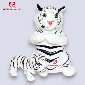 tigre siberiano peluche felino con cria lima perú peru barato regalo original tierno tienda de regalos niños san valentin enamorados dia de la madre navidad cumpleaños