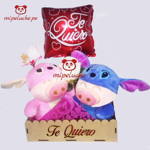 peluche stitch lilo angela disfrazado disfraz chancho chanchito lima peru perú delivery tienda de regalos enamorados novios envios arreglos oso felpa san valentin dia de la madre niños cumpleaños