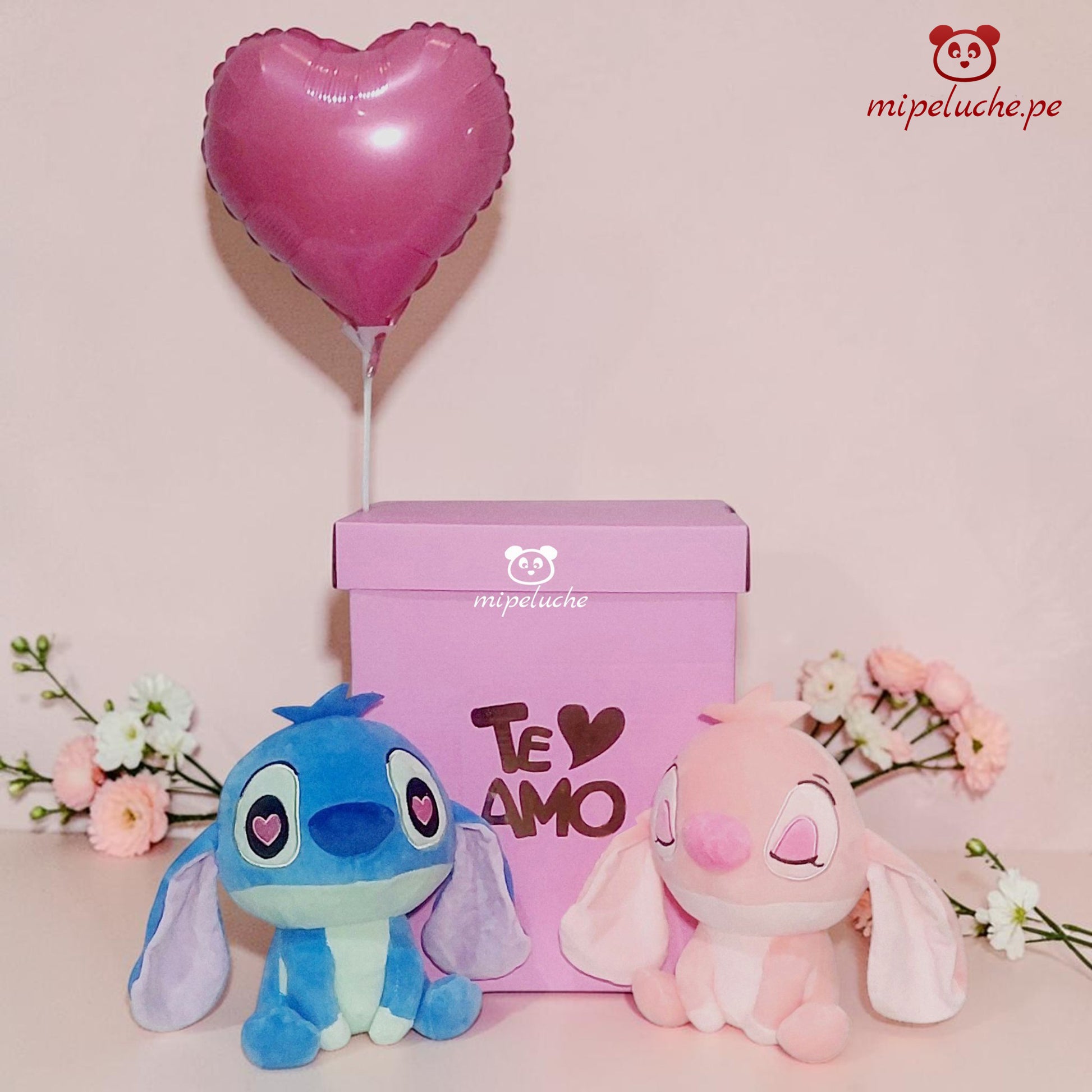 peluche stitch lilo angela stich arreglo regalo lima peru perú delivery tienda de regalos enamorados novios envios arreglos felpa san valentin arreglo dia de la madre cumpleaños