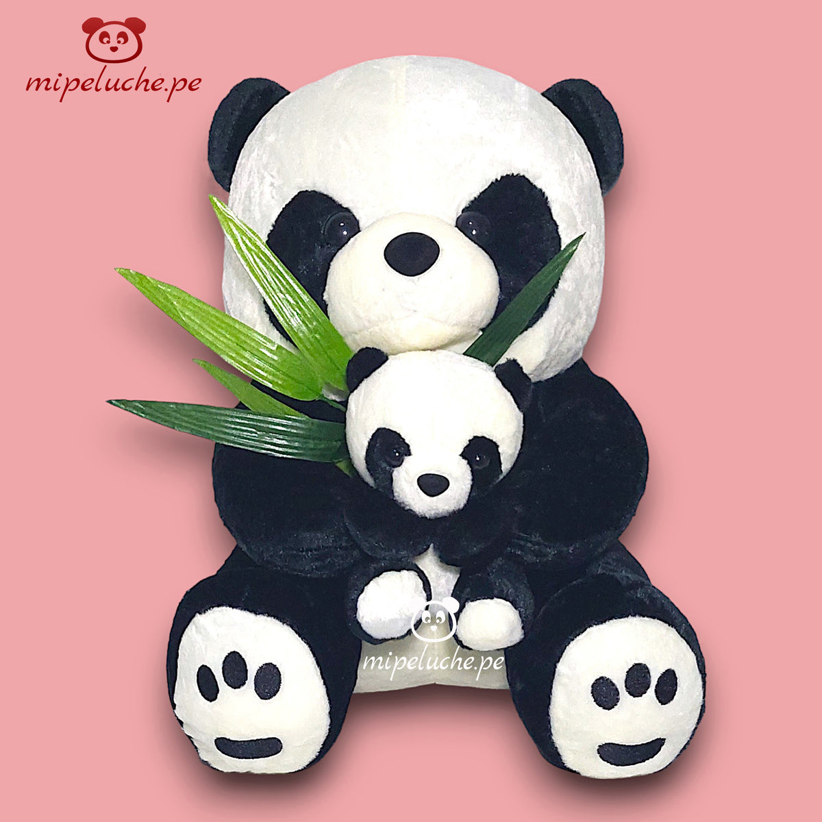 oso osito peluche panda con cria lima perú peru barato regalo original tierno tienda de regalos niños san valentin enamorados dia de la madre navidad cumpleaños