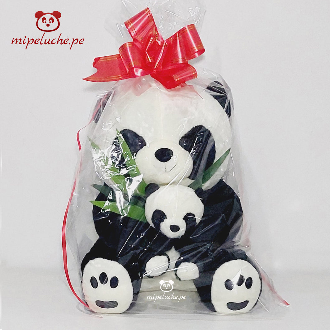 oso osito peluche panda con cria lima perú peru barato regalo original tierno tienda de regalos niños san valentin enamorados dia de la madre navidad cumpleaños