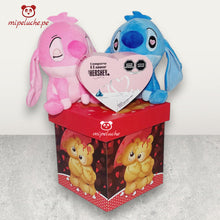 Cargar imagen en el visor de la galería, peluche stitch y angela stich lilo enamorados lima peru perú delivery tienda de regalos niño envios arreglos san valentin dia de la madre enamorados felpa cumpleaños