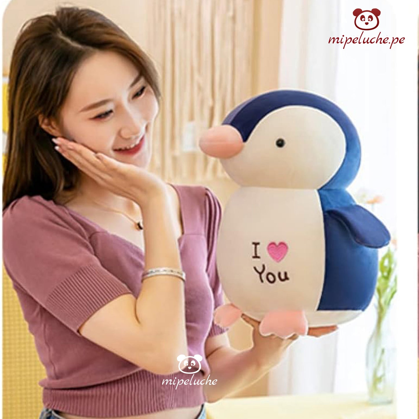 peluche pinguino lima envio gratis delivery tienda de regalos peru felpa enamorados san valentin cumpleaños dia de la madre niños navidad