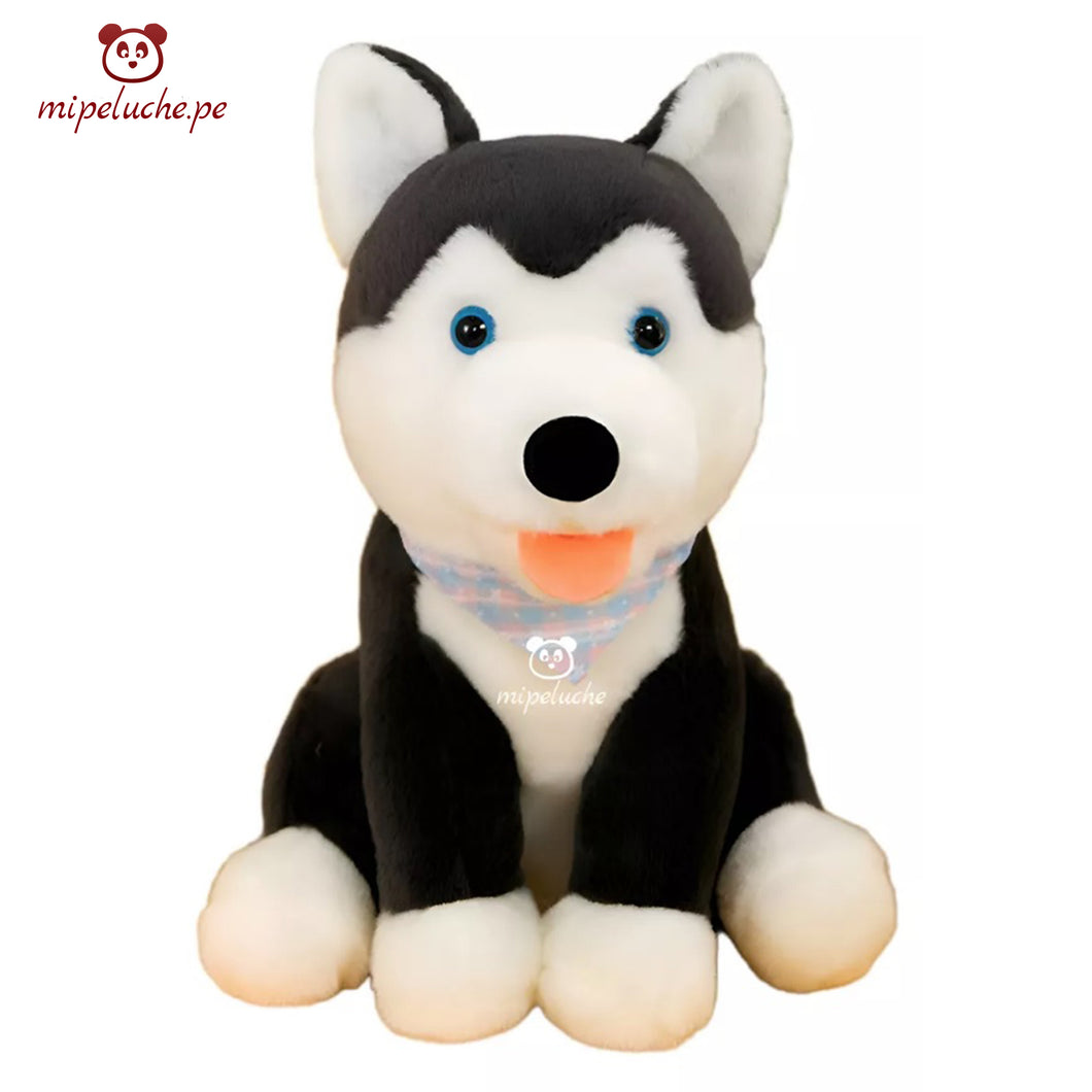 perrito perro peluche gigante grande almohada cojin cachorro cachorrito husky siberiano felpa tienda de regalo original lima peru perú envios delivery dia del niño cumpleaños