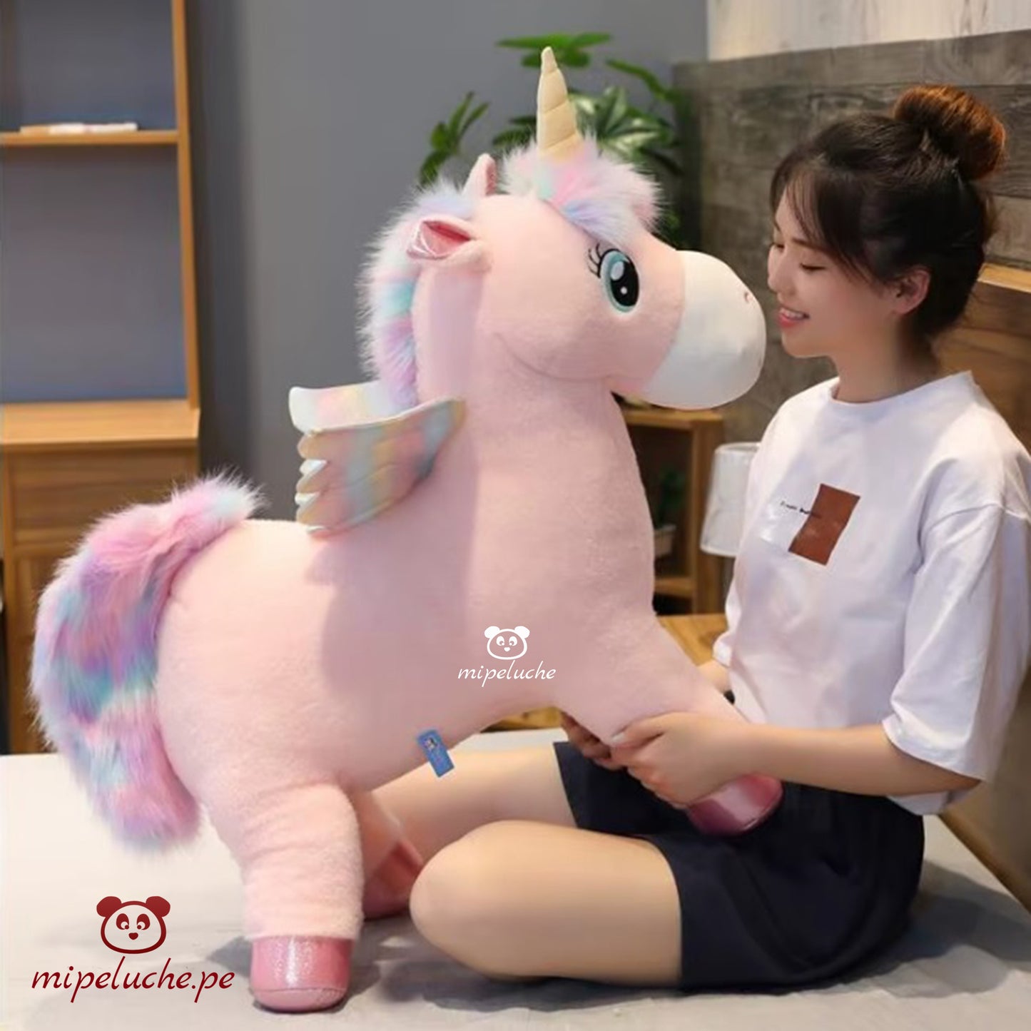 unicornio pony caballo peluche almohada dormir lima peru perú envio delivery tienda de regalos envios felpa cojin dia de la madre niños bebes baby shower san valentin enamorados cumpleaños