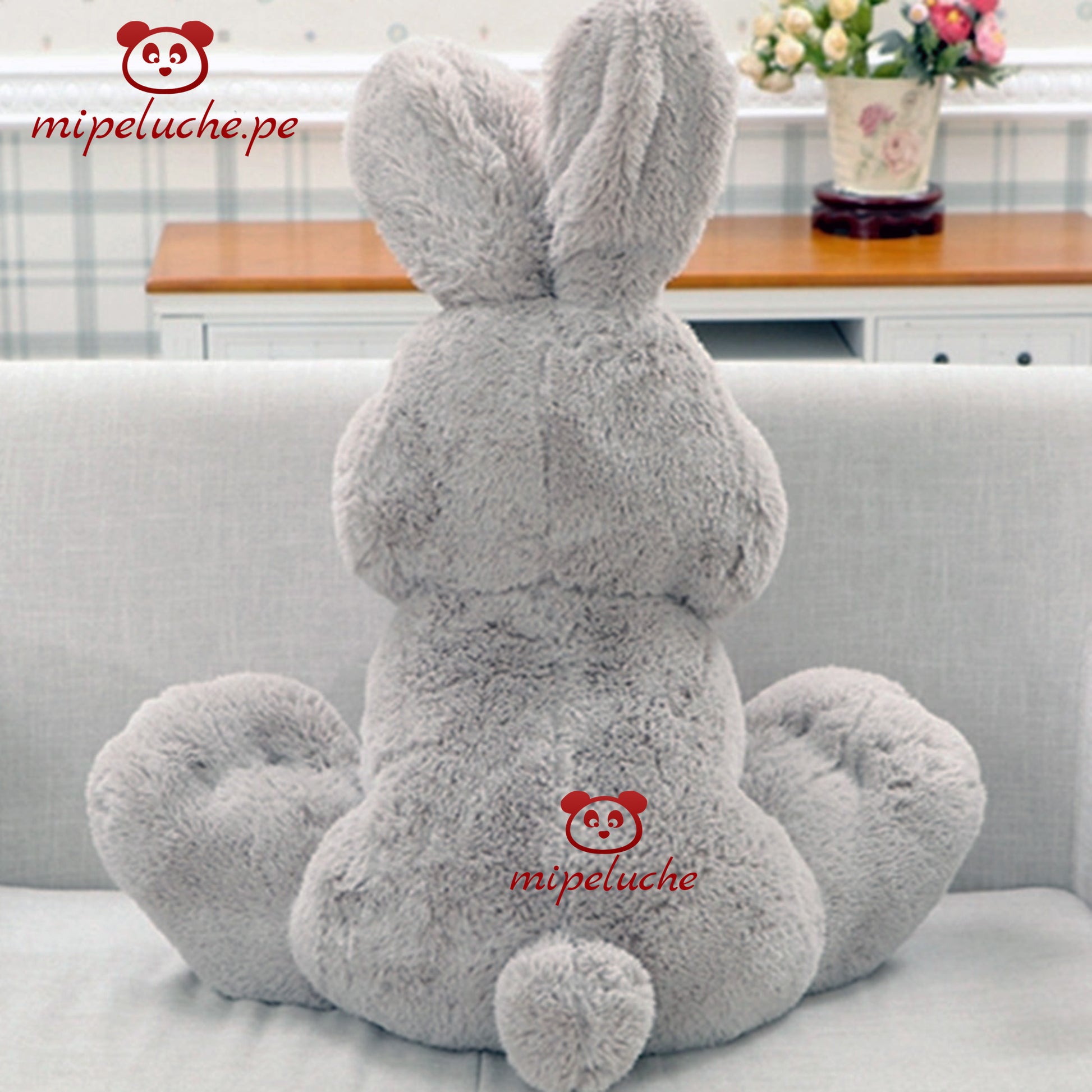 conejo coneja conejita grande gigante suave peluche felpa juguete muñeca orejas largas lima peru perú barato envío a domicilio juguete tienda de regalos niños dia de la madre san valentin enamorados cumpleaños